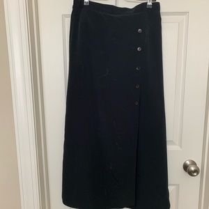 Black Mid Length Skirt